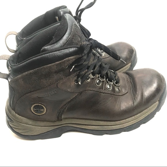 Timberland Women's Dark Brown Lace-Up Boots  -size 9 - Picture 6 of 8